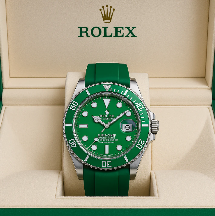 Rolex Submariner Silicon Strap – Green Dial